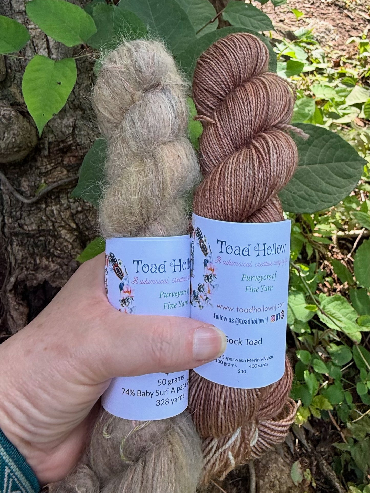 WOLF - Hand Dyed Yarn, Toad Hollow yarns