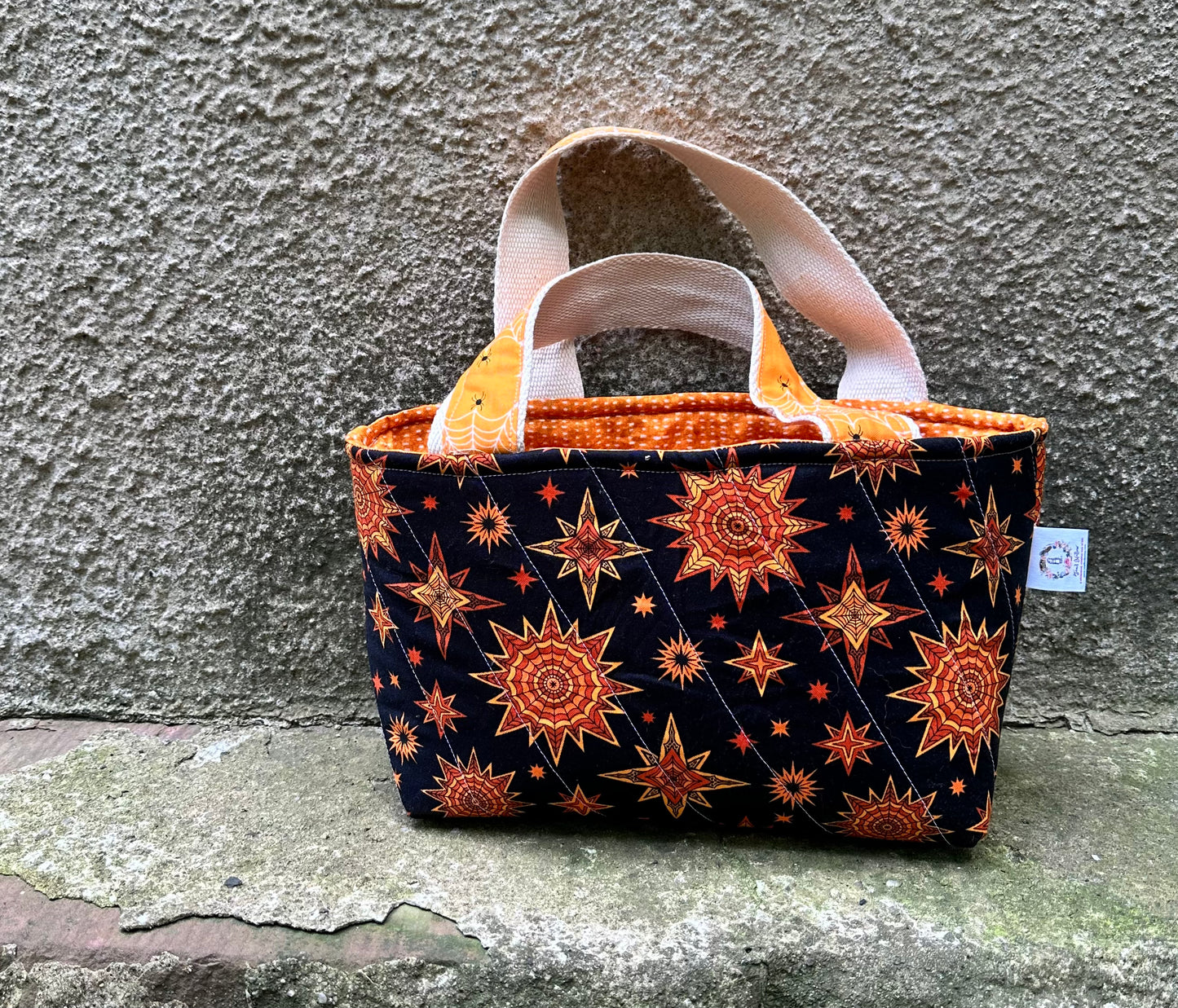HALLOWEEN CANDY BUCKET BAGS, Toad Hollow Bags, Knitting Project Bag