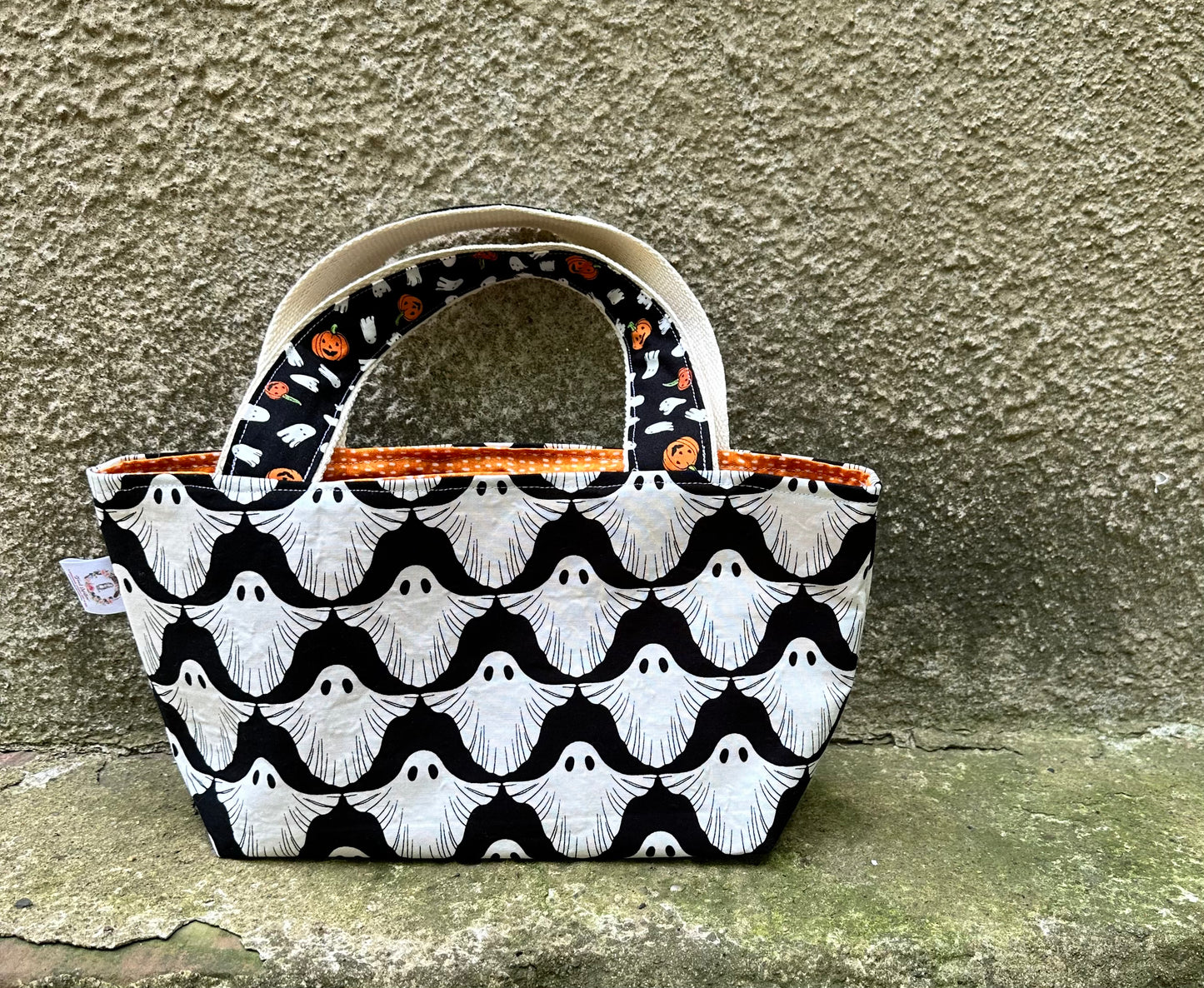 HALLOWEEN CANDY BUCKET BAGS, Toad Hollow Bags, Knitting Project Bag