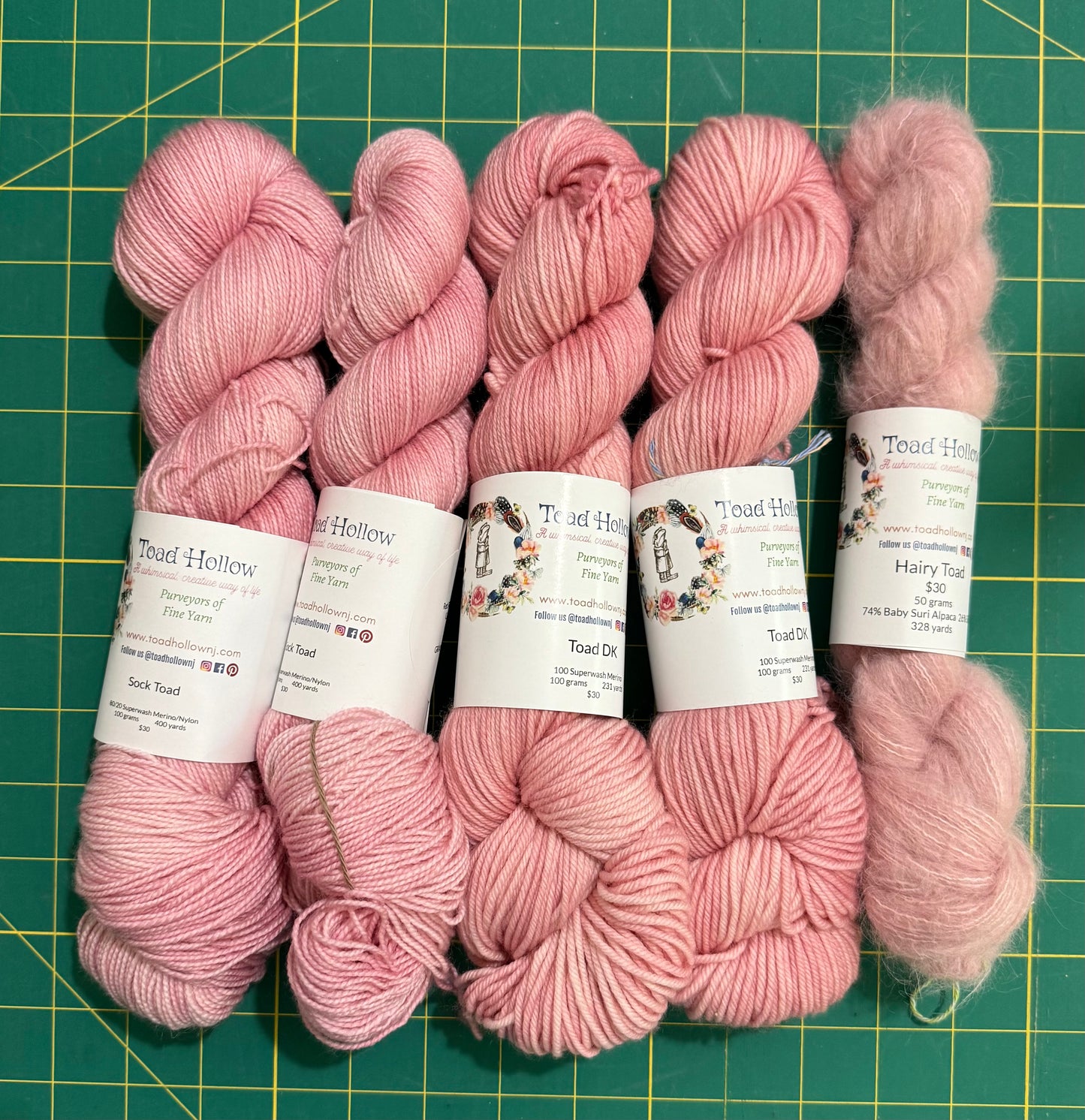 TO GRANDMOTHER’S HOUSE - Hand Dyed Yarn, Toad Hollow yarns