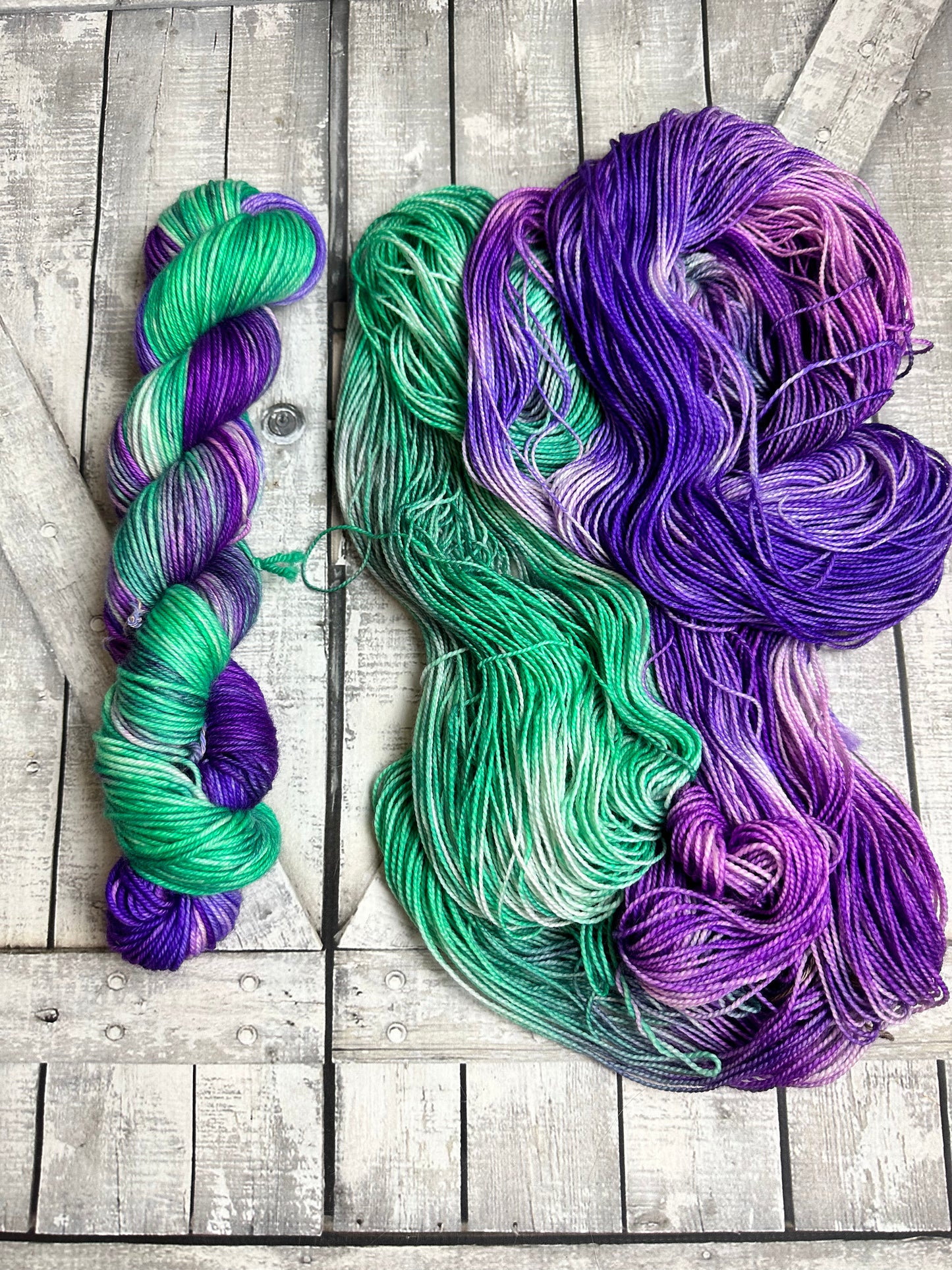 MOON FOREST, Hand Dyed Superwash Merino Yarn,Toad Hollow Yarns