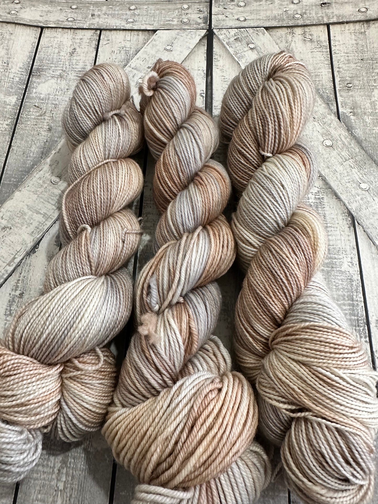 THE BUNNY from our Ostara Collection, Hand Dyed Superwash Merino Yarn,Toad Hollow Yarns