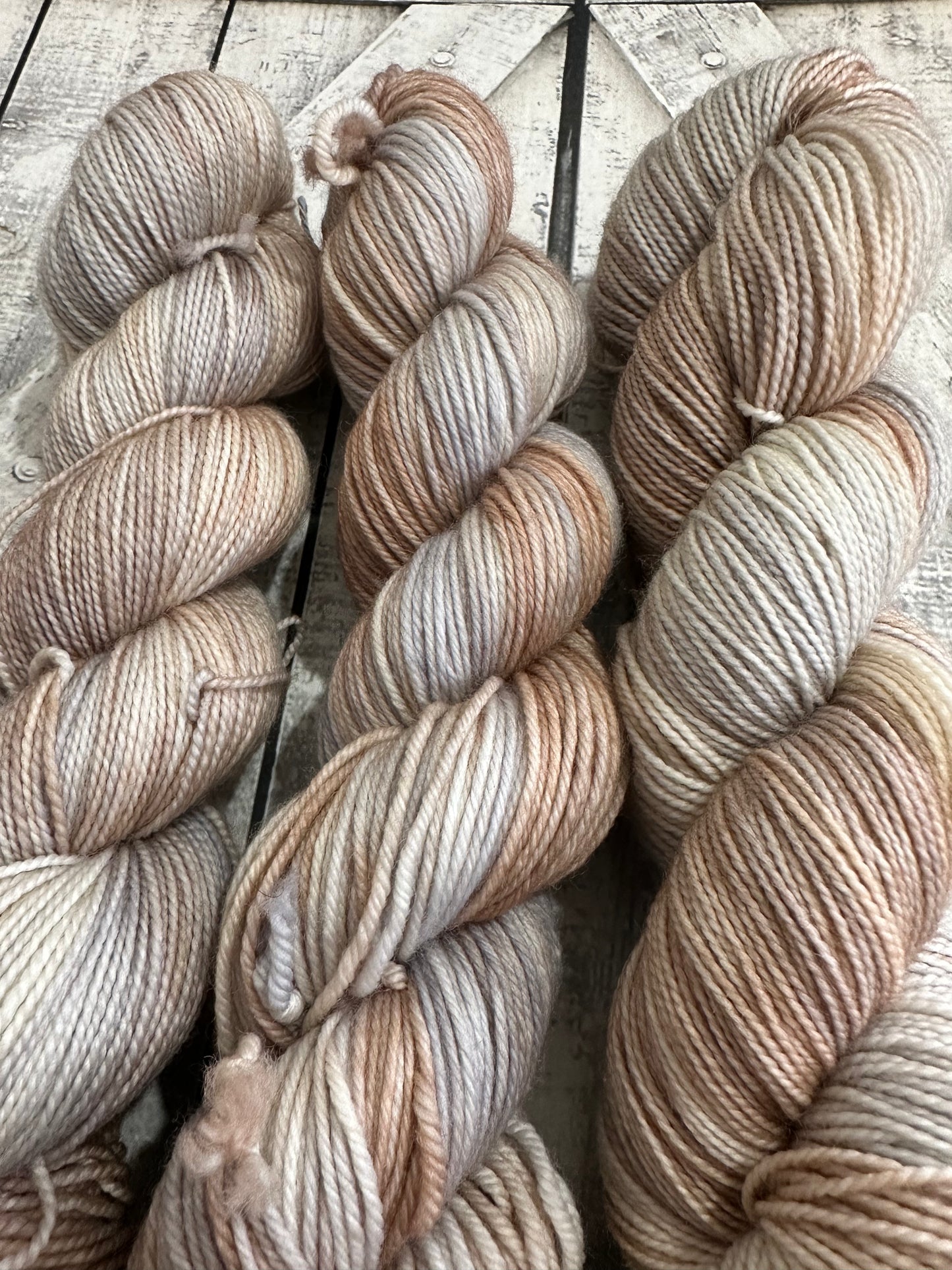THE BUNNY from our Ostara Collection, Hand Dyed Superwash Merino Yarn,Toad Hollow Yarns