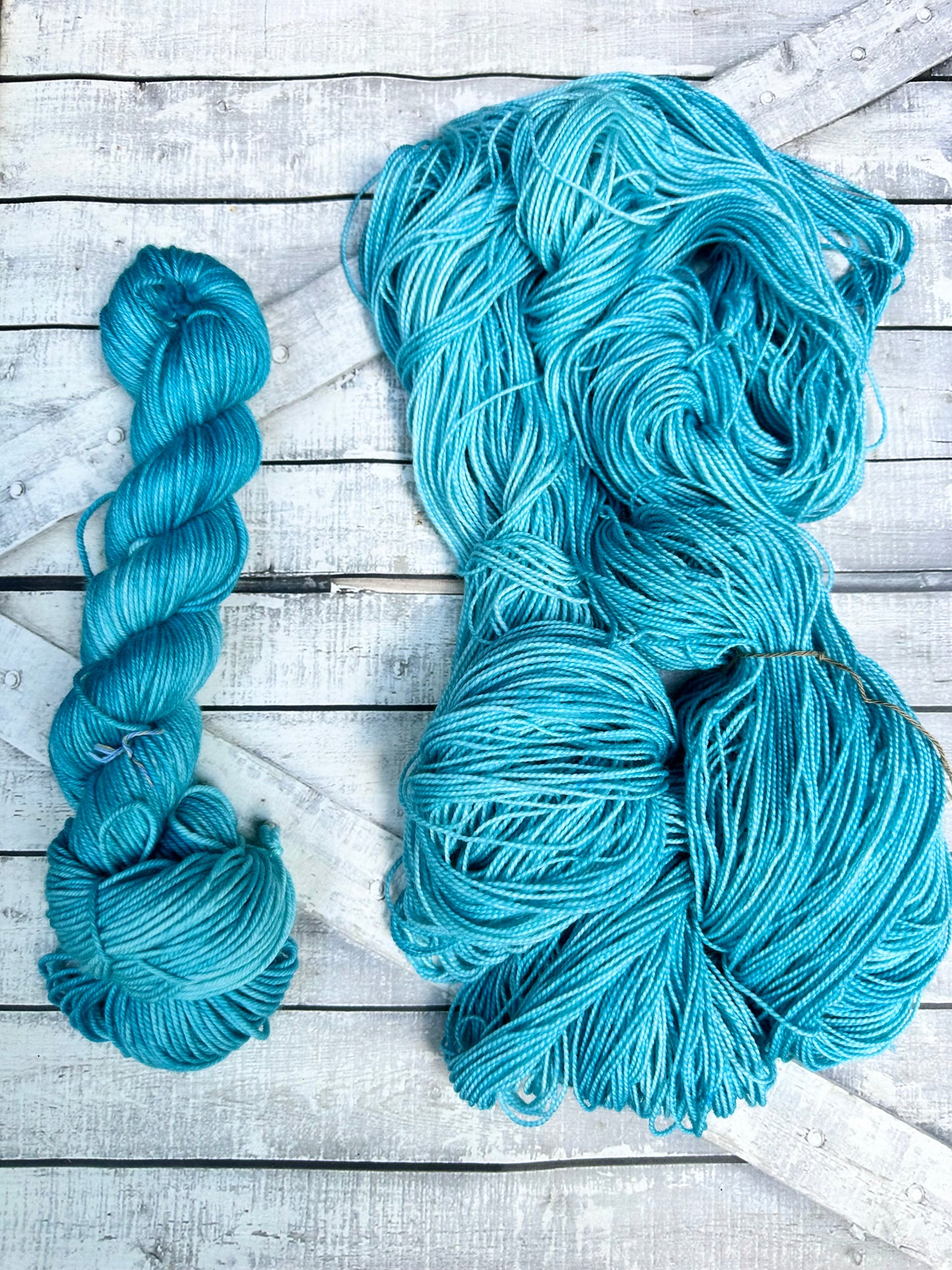 OOAK - OCEAN BLUE Toad Hollow Yarns