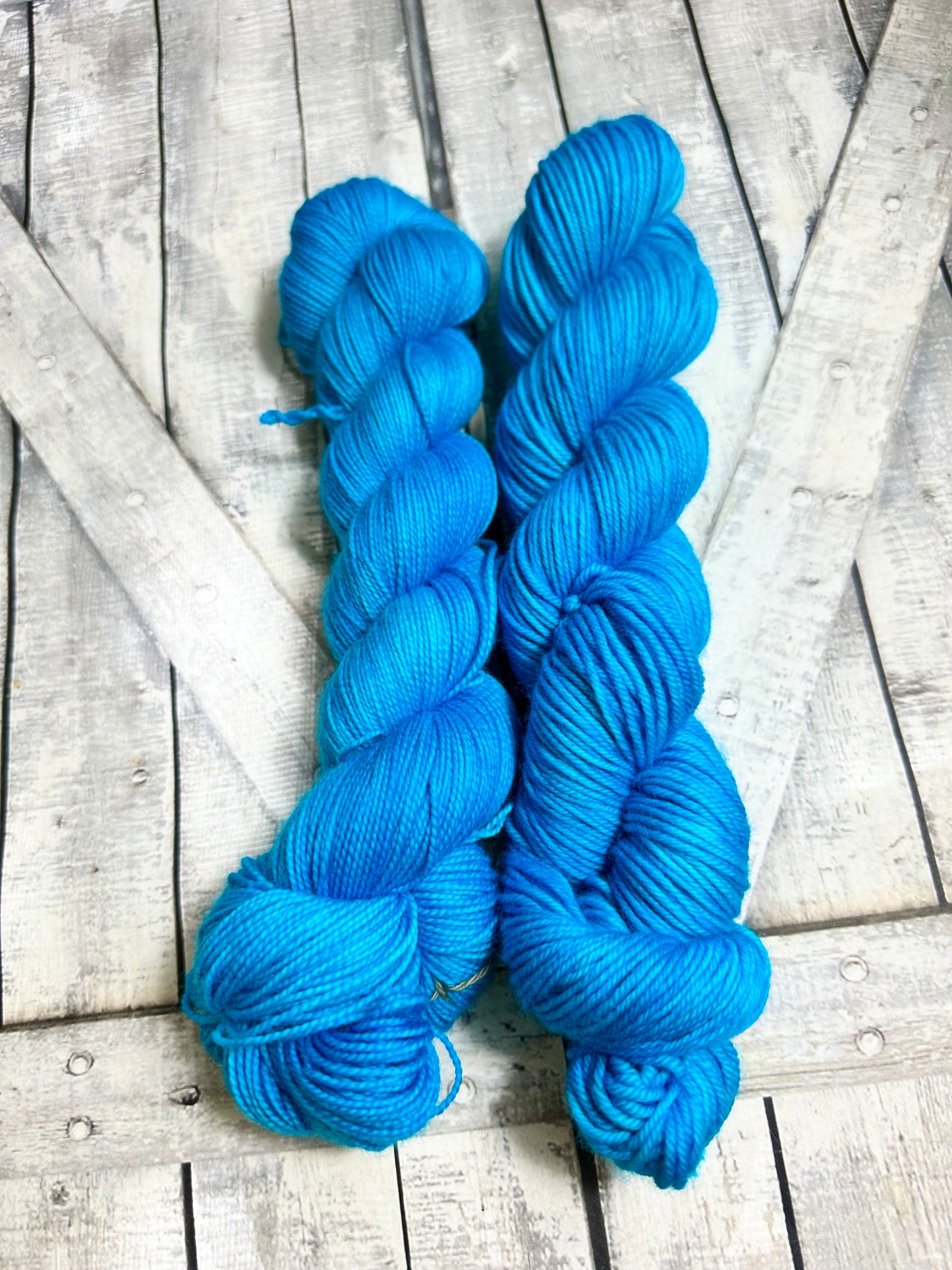 OOAK - CARIBBEAN BLUE Toad Hollow Yarns