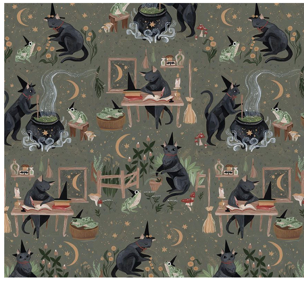 GOBLINCORE by Rae Ritchie for Dear Stella, 100% Cotton, Toad Hollow Fabrics