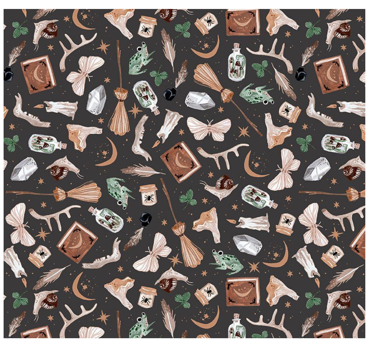 MAGIC TOOLS by Rae Ritchie for Dear Stella, 100% Cotton, Toad Hollow Fabrics