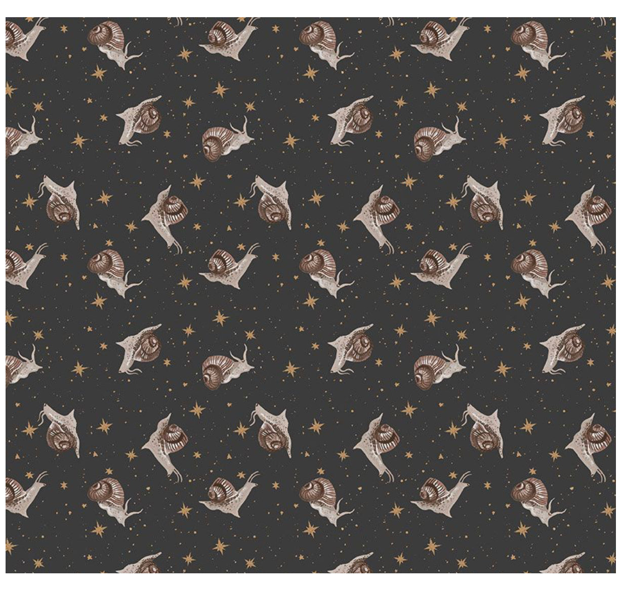 SNAILS by Rae Ritchie for Dear Stella, 100% Cotton, Toad Hollow Fabrics