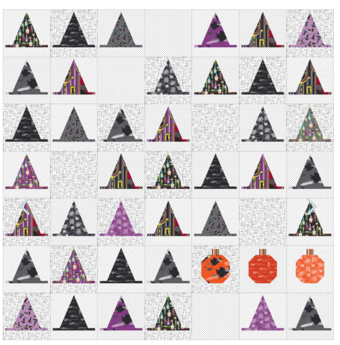 HALLOWEEN HABERDASHERY QUILT PATTERN by Melissa Mortenson for Riley Blake Designs, Toad Hollow Fabrics