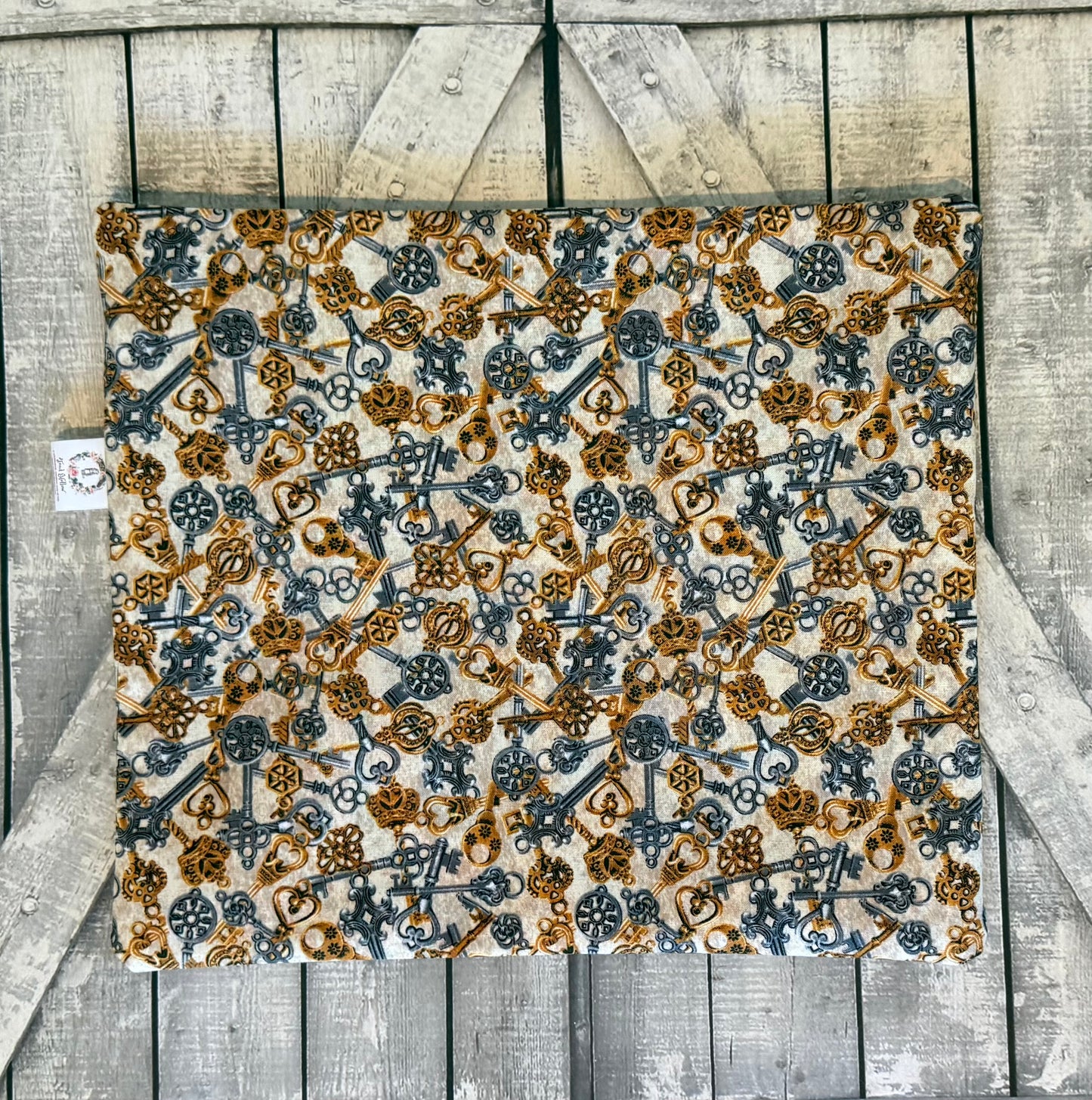 Zippered Cross Stitch Bag - ALTERNATIVE AGE - KEYS Project Bags - Toad Hollow Bags
