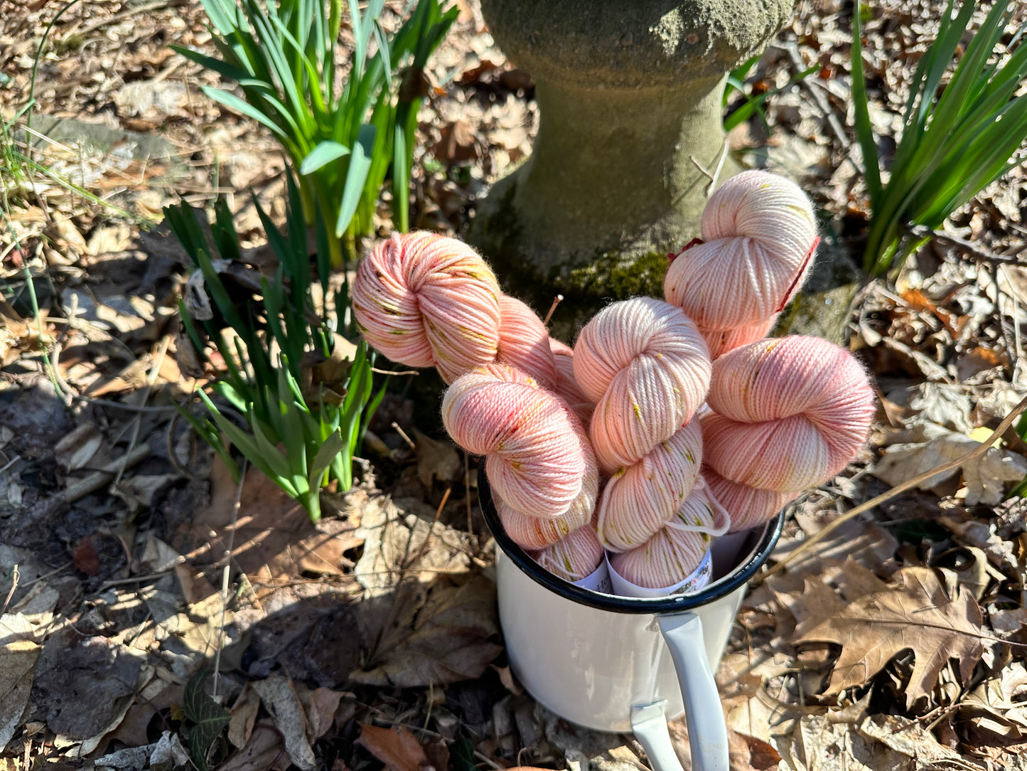 RAMBLING ROSES from our Secret Gardens Collection, Hand Dyed Superwash Merino Yarn,Toad Hollow Yarns