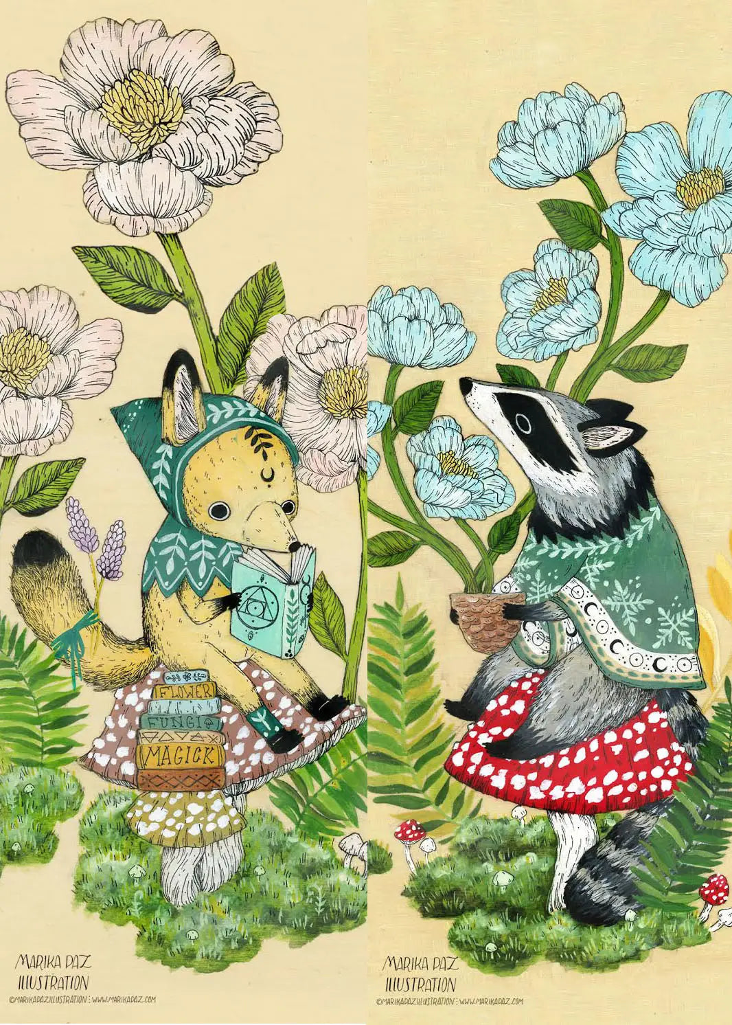MAGIC ANIMALIA Double Sided Bookmark