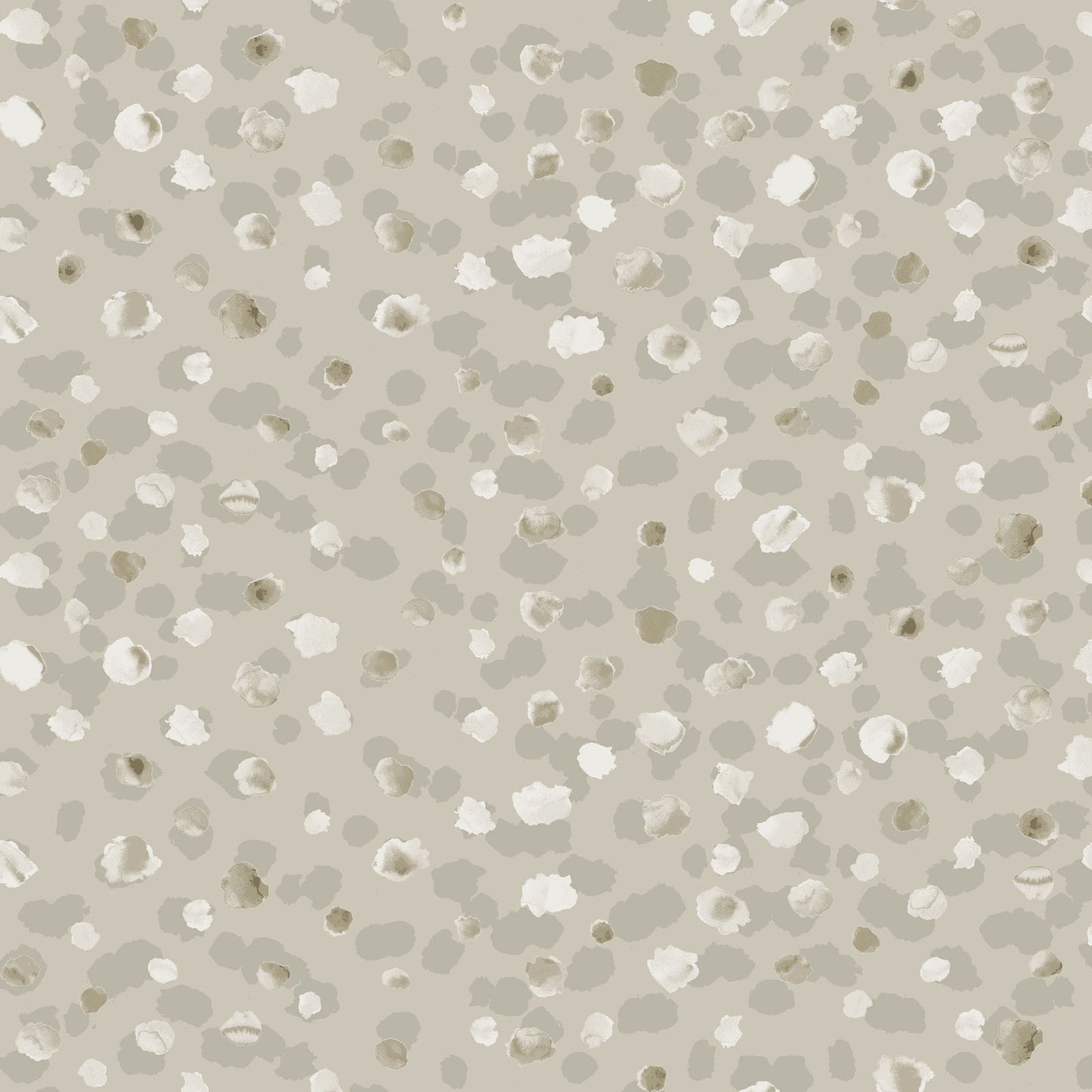 DOTS Taupe - ART CLUB by Anita Jarem, 100% Cotton, Toad Hollow Fabrics