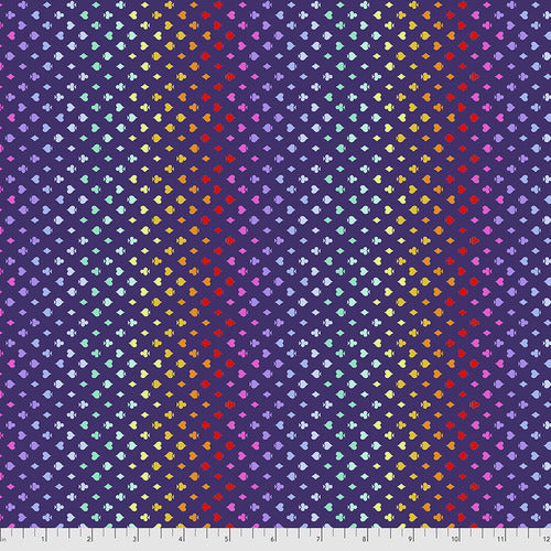SUITED AND BOOTED - DAYDREAM - Curiouser and Curiouser by Tula Pink, Alice in Wonderland, 100% Cotton, Toad Hollow Fabrics