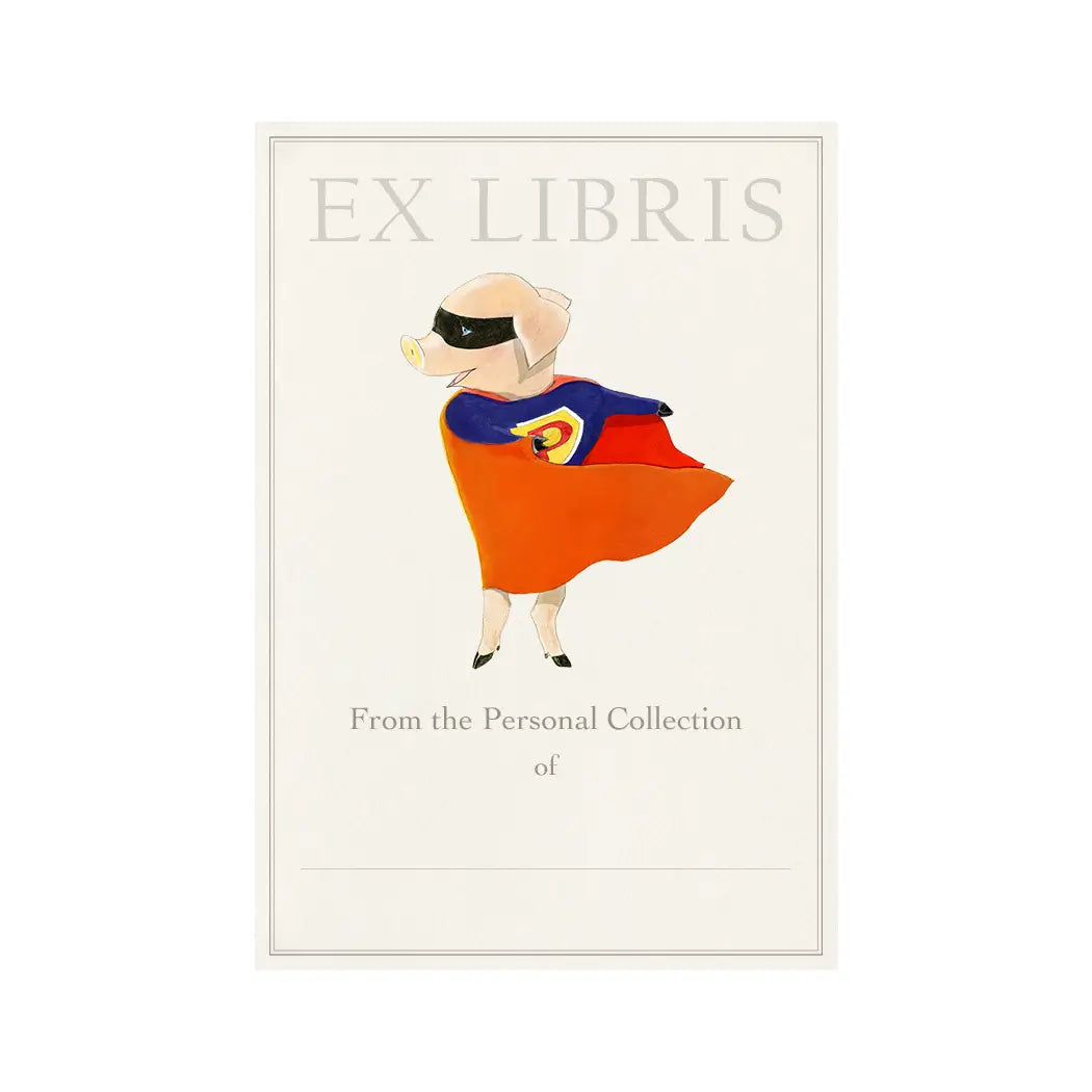 SUPERPIG Bookplates from Felix Doolittle