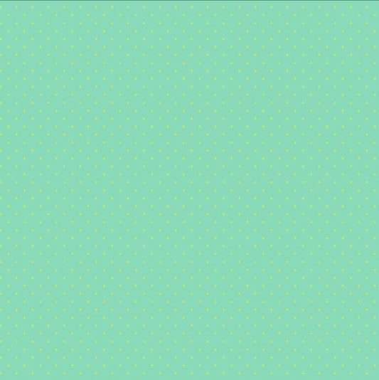PEACOCK - TINY DOTS COLLECTION by Tula Pink, 100% Cotton, Toad Hollow Fabrics