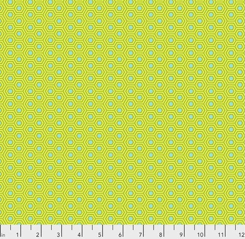HEXY - CHAMELEON - True Colors by Tula Pink, 100% Cotton, Toad Hollow Fabrics