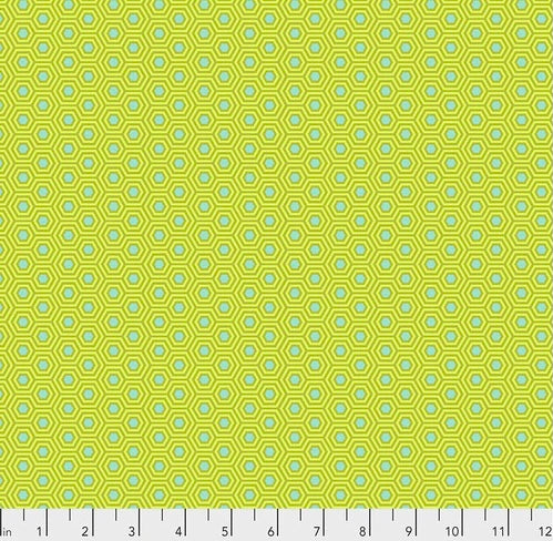 HEXY - CHAMELEON - True Colors by Tula Pink, 100% Cotton, Toad Hollow Fabrics