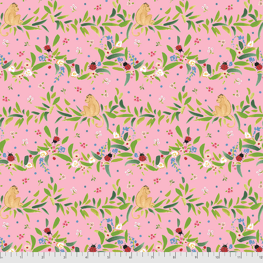 SWAG - PINK from the LADYBIRD Collection by Dena Designs, 100% Cotton, Toad Hollow Fabrics