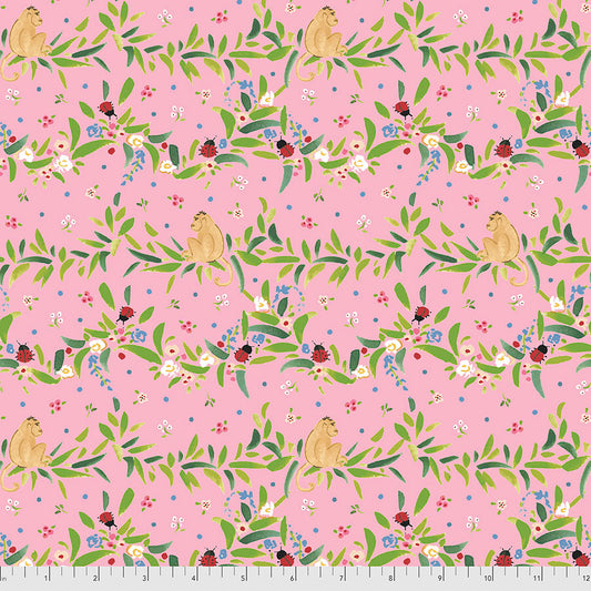 SWAG - PINK from the LADYBIRD Collection by Dena Designs, 100% Cotton, Toad Hollow Fabrics