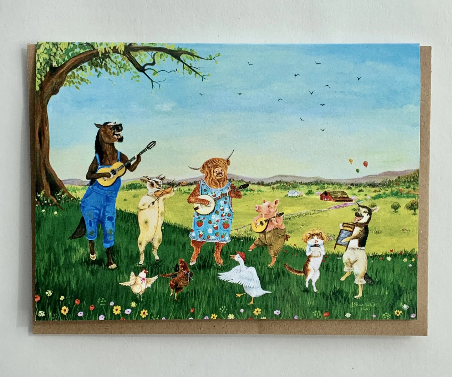HORACE AND THE DIRTY HAUNCHES greeting card, Jahna Vashti artist, The Olde Curiosity Shoppe