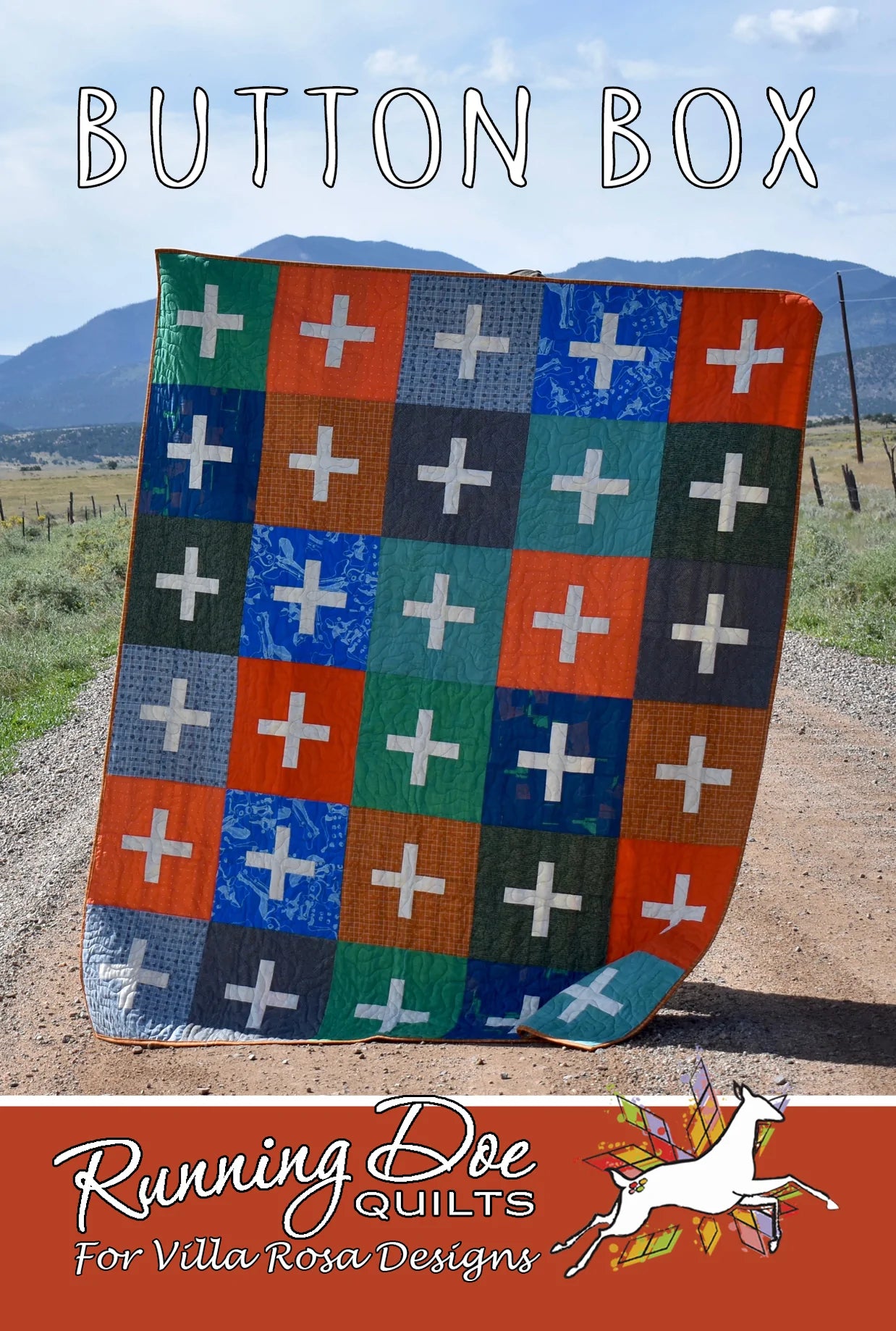 BUTTON BOX QUILT PATTERN from Villa Rosa Designs, Toad Hollow Fabrics