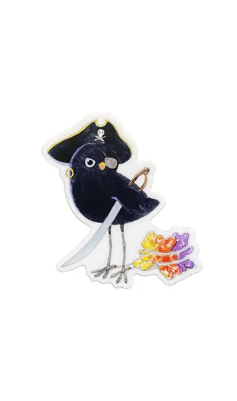 PIRATE BIRD Vinyl Sticker