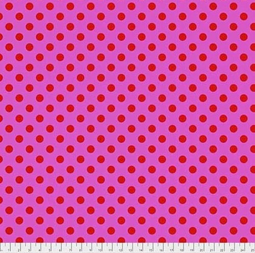 POM POMS PEONY - True Colors by Tula Pink, 100% Cotton, Toad Hollow Fabrics
