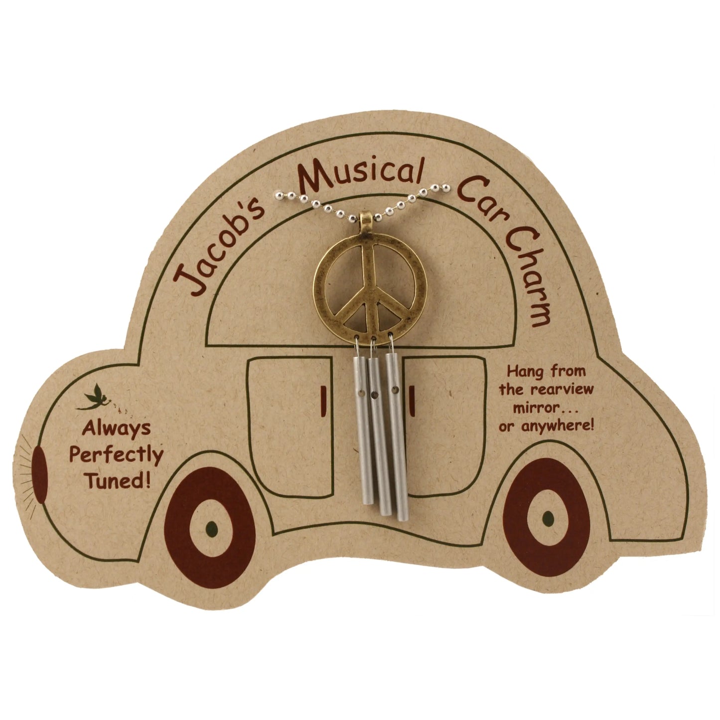 PEACE SIGN Car Chime, Musical Car Charm
