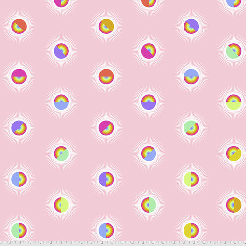 Saturdaze - Guava -108” Quilt Back DAYDREAMER by Tula Pink, 100% Cotton, Toad Hollow Fabrics