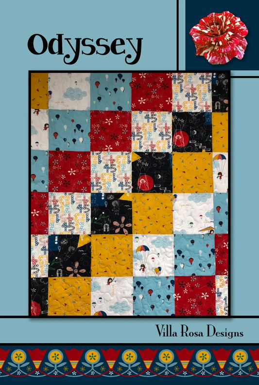 ODYSSEY QUILT PATTERN from Villa Rosa Designs, Toad Hollow Fabrics