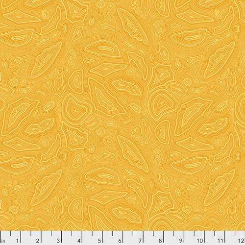 MINERAL AMBER - True Colors by Tula Pink, 100% Cotton, Toad Hollow Fabrics