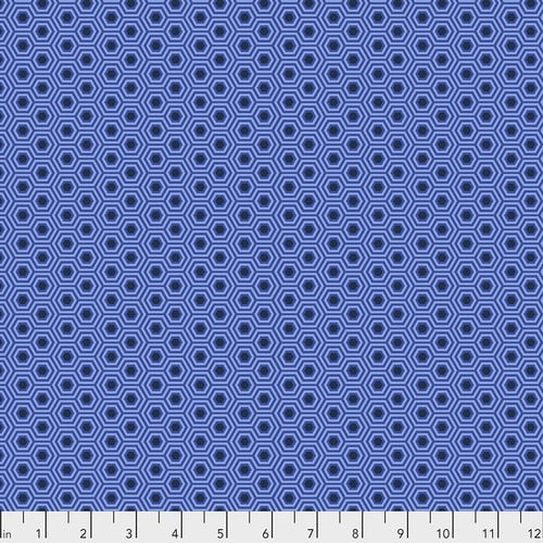 HEXY - DEEP SEA - True Colors by Tula Pink, 100% Cotton, Toad Hollow Fabrics
