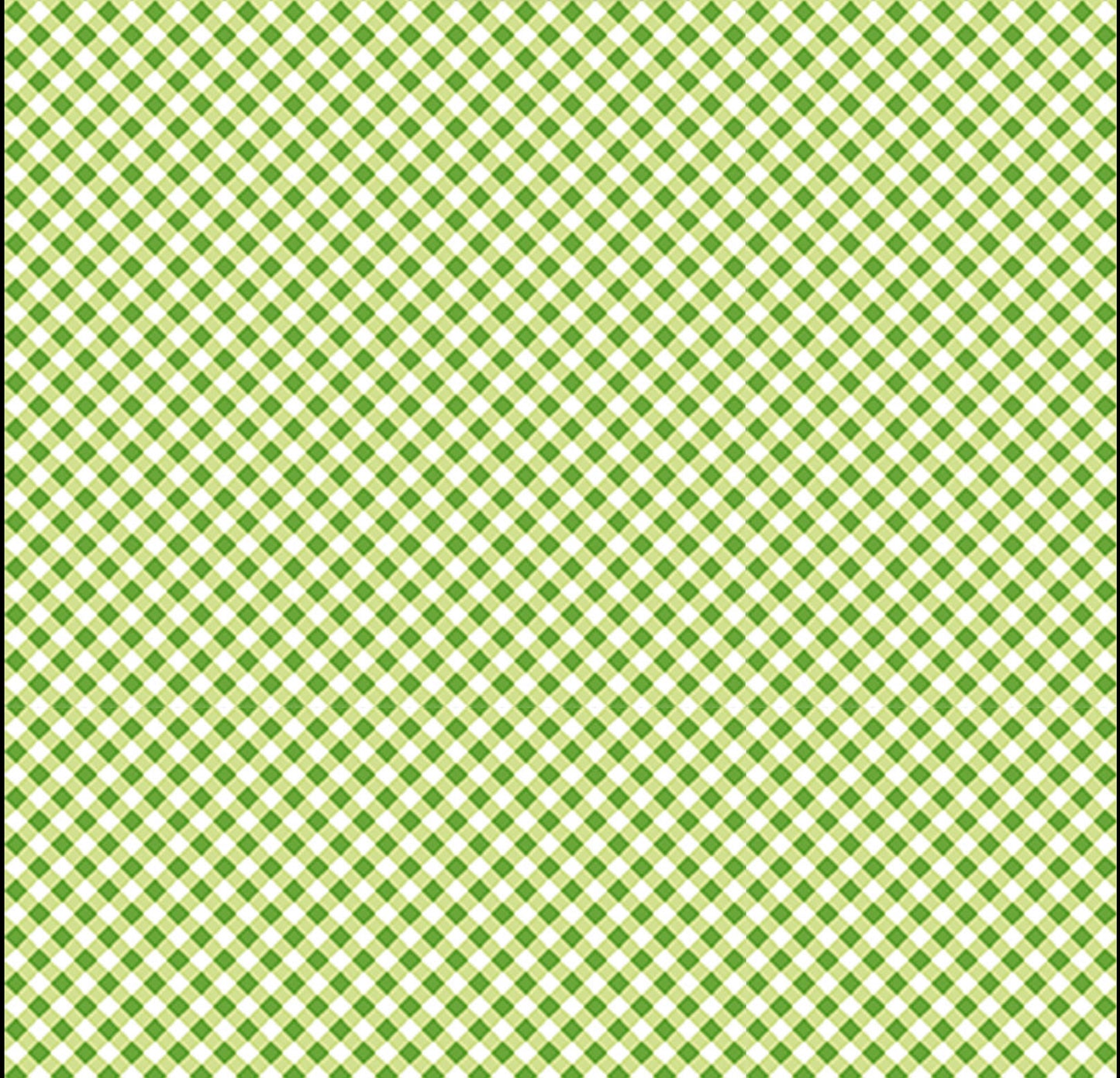 LEAP FROG - Diagonal Gingham Olive - by Anita Jarem, 100% Cotton, Toad Hollow Fabrics
