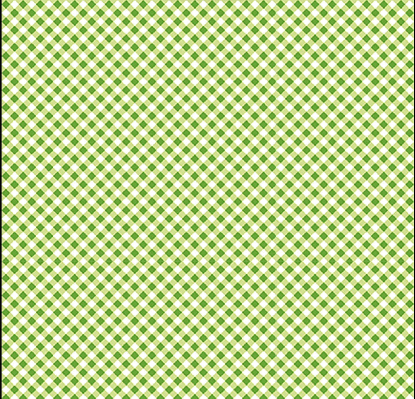 LEAP FROG - Diagonal Gingham Olive - by Anita Jarem, 100% Cotton, Toad Hollow Fabrics