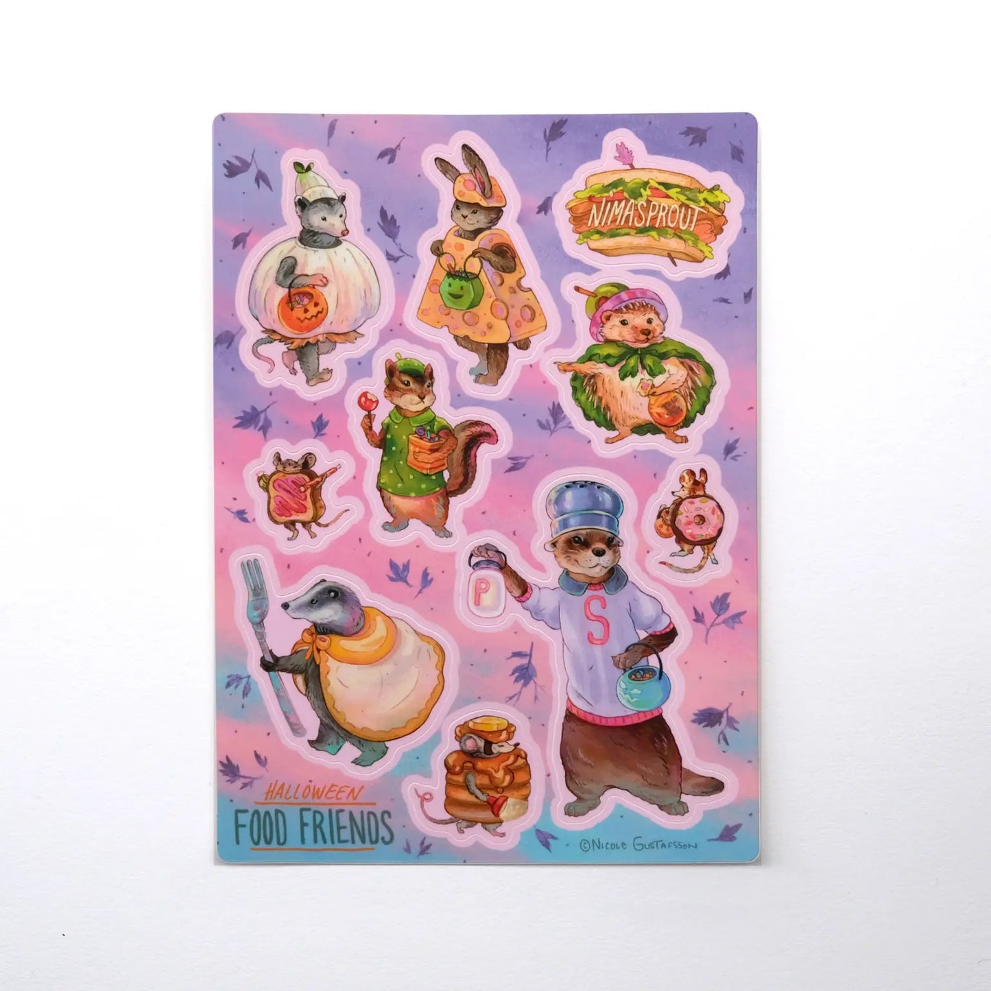 FOOD FRIENDS STICKER SHEET from Nimasprout