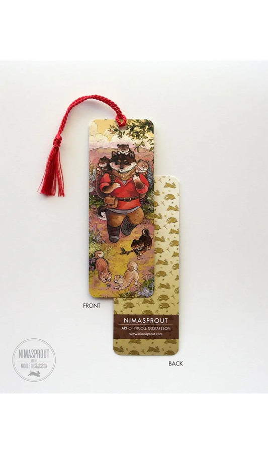 SHIBA INU PARENT AND PUPS Bookmark from Nimasprout