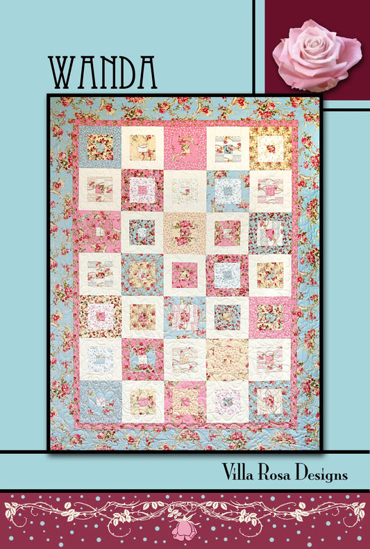 WANDA QUILT PATTERN from Villa Rosa Designs, Toad Hollow Fabrics