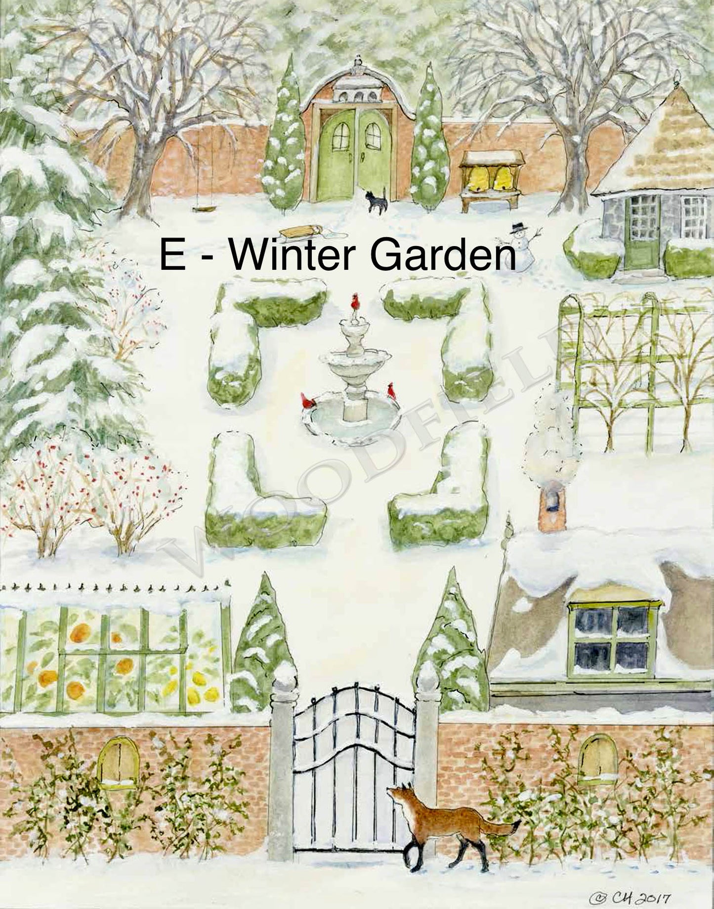 PAPER ADVENT CALENDAR from Woodfield Press