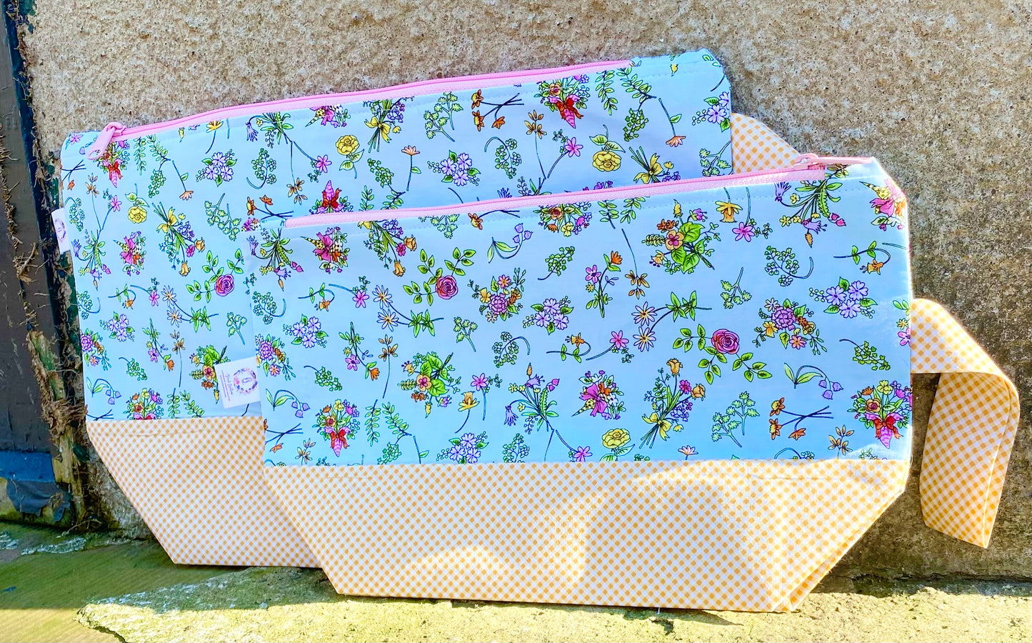 FROM THE HEART Floral Knitting Project Bag, Anita Jeram Bag
