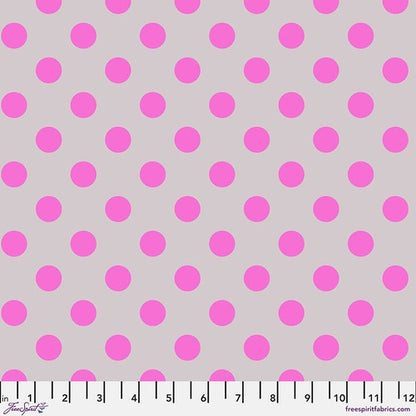 MYSTIC - NEON POM POM from NEON TRUE COLORS COLLECTION by Tula Pink, 100% Cotton, Toad Hollow Fabrics