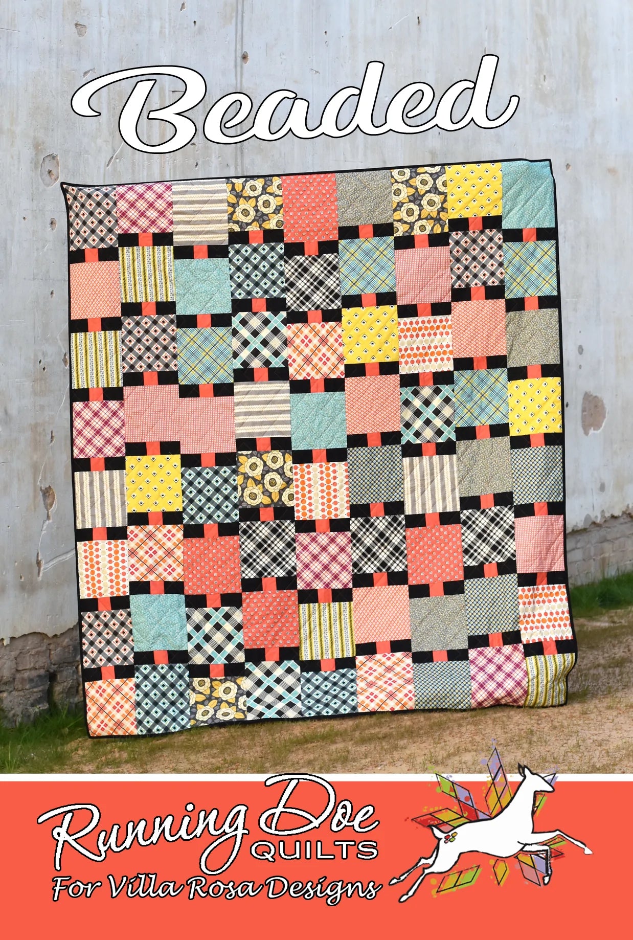 BEADED QUILT PATTERN from Villa Rosa Designs, Toad Hollow Fabrics