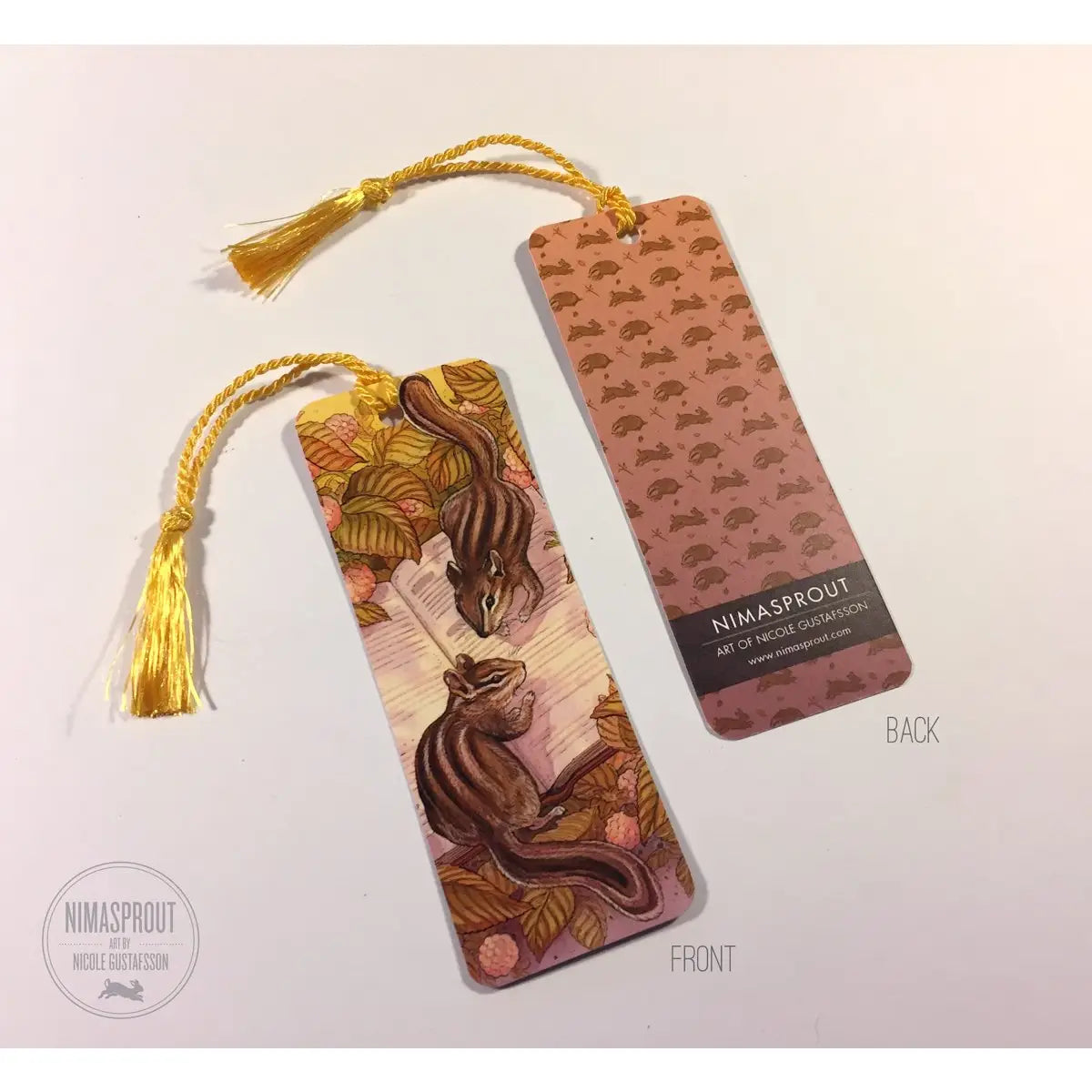 CHIPMUNK Bookmark from Nimasprout