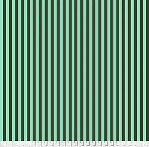 TENT STRIPE FERN - True Colors by Tula Pink, 100% Cotton, Toad Hollow Fabrics