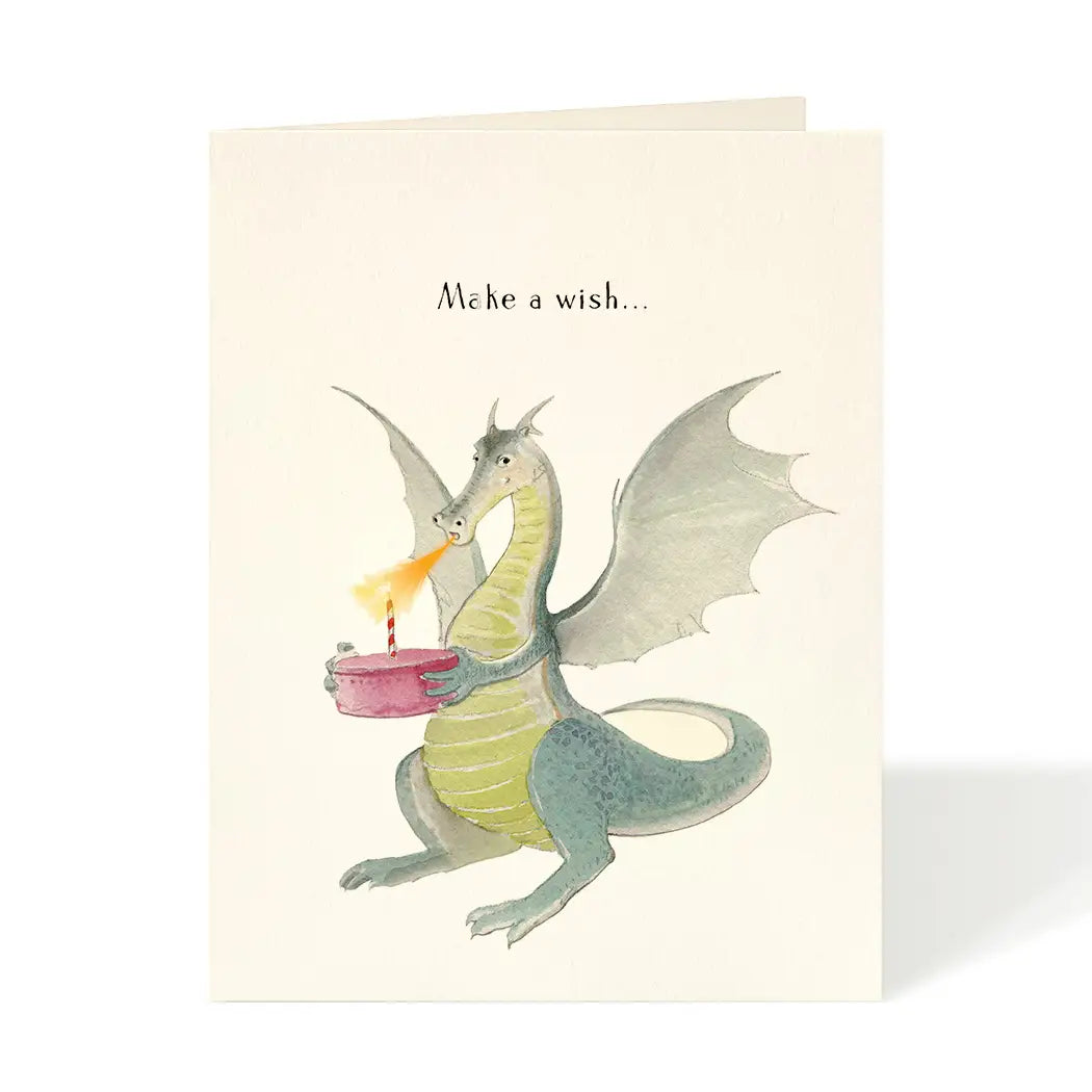 FIRE BREATHER Birthday Card, The Olde Curiosity Shoppe