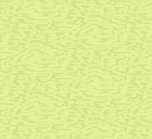 LEAP FROG - Water Tonal Citron - by Anita Jarem, 100% Cotton, Toad Hollow Fabrics