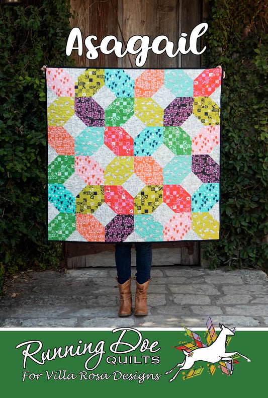 ASAGAIL QUILT PATTERN from Villa Rosa Designs, Toad Hollow Fabrics