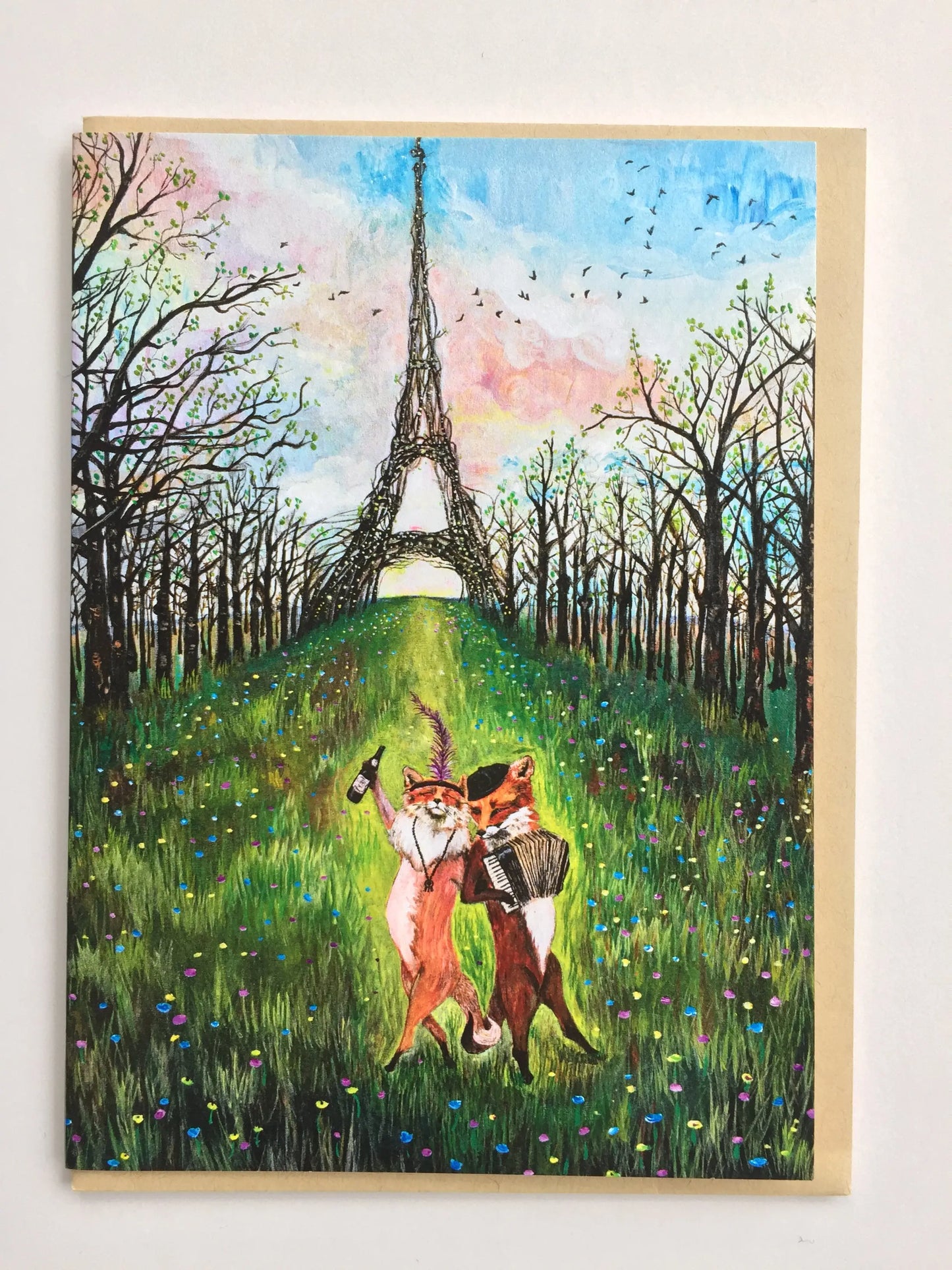 JE NE SAIS QUOI greeting card, Jahna Vashti artist, The Olde Curiosity Shoppe