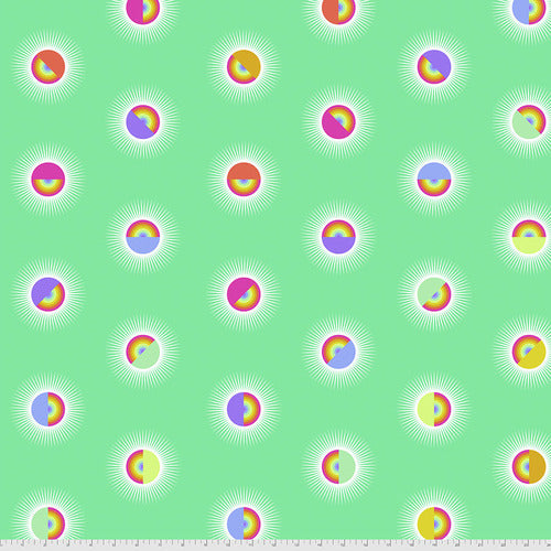Saturdaze - Lagoon - 108” Quilt Back DAYDREAMER by Tula Pink, 100% Cotton, Toad Hollow Fabrics