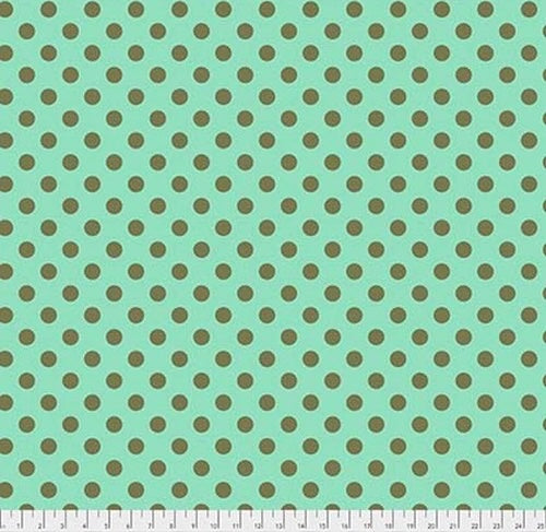 POM POMS AGAVE - True Colors by Tula Pink, 100% Cotton, Toad Hollow Fabrics